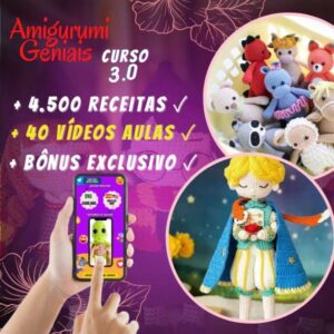 Amigurumis Geniais 3.0 - Apenas 68 R$ Hoje